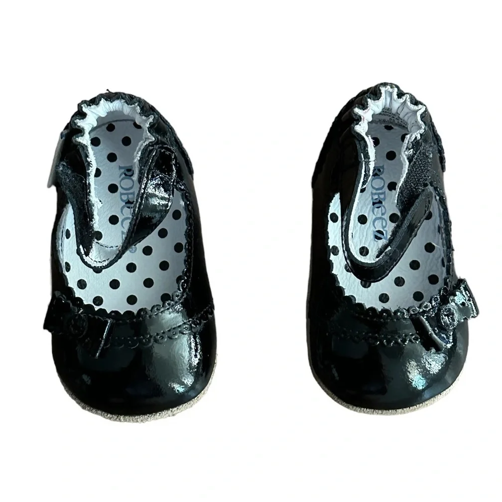 {Robeez} Black Kate First dress shoes